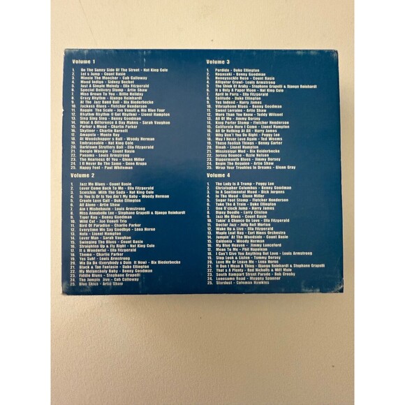 100 Jazz Greats Volume 1 2 3 4 Time Music 4 CD Set EX - Picture 2 of 6